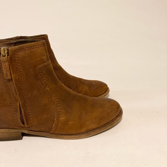 Franco Sarto Kelvin Tan Leather Ankle Boots size 8 - Picture 4 of 16